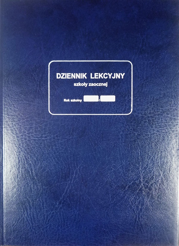 Dziennik zajęć szkoły zaocznej/nowy wzór/ z listą obecności  I/7