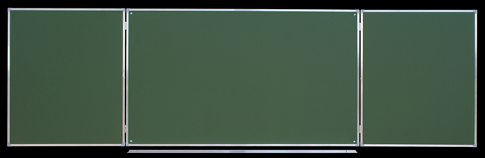 Tablica tryptyk zielona 2,40 x 1,00 m